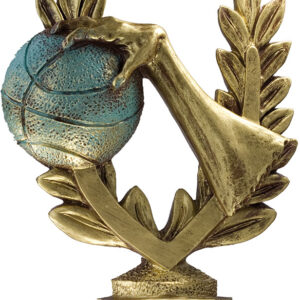 TROFEO DE BALONCESTO EN RESINA ALTA CALIDAD PEQUEÑO