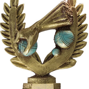 TROFEO PETANCA EN RESINA MEDIANO