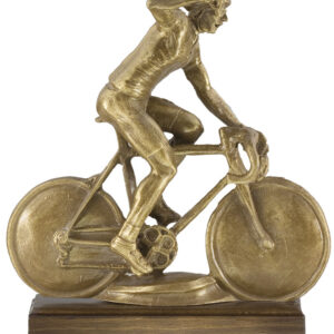 TROFEO CICLISTA EN RESINA DE ALTA CALIDAD 26 CM