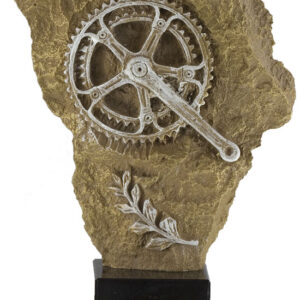 TROFEO DE CICLISMO MODELO PLATO Y BIELA PEQUEÑO