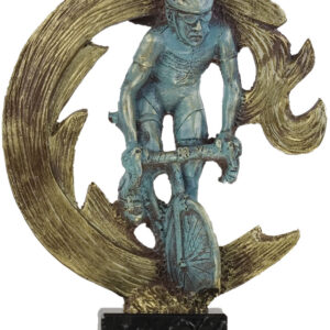 TROFEO DE CICLISMO MODELO CÍRCULO MEDIANO