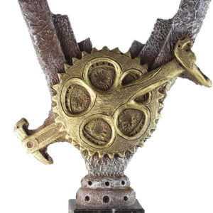 TROFEO DE CICLISMO MODELO PLATO-V PEQUEÑO