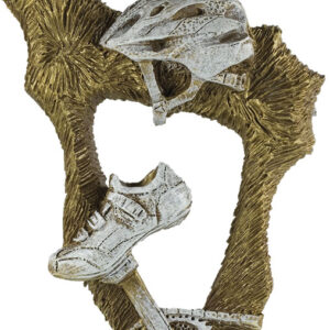 TROFEO DE CICLISMO BICOLOR MEDIANO