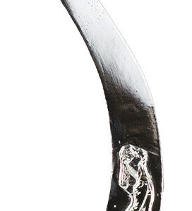 TROFEO GOLF MODELO MODELO CURVO 31 CM PLATEADO METALIZADO