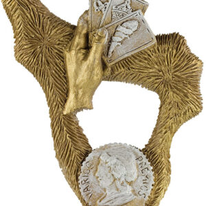 TROFEO DE CARTAS BICOLOR GRANDE