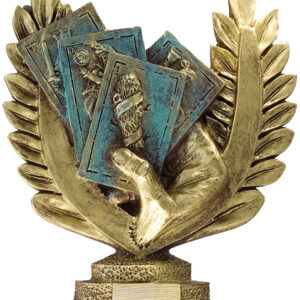 TROFEO DE CARTAS MODELO LAUREL MEDIANO