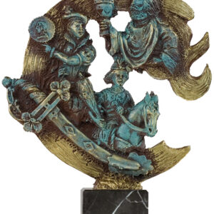 TROFEO DE CARTAS MODELO CÍRCULO MEDIANO