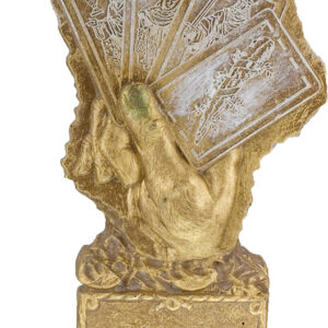 TROFEO DE CARTAS MODELO MANO 4 CARTAS