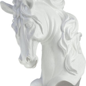 TROFEO FIGURA CABALLO BLANCO PINTADO A MANO