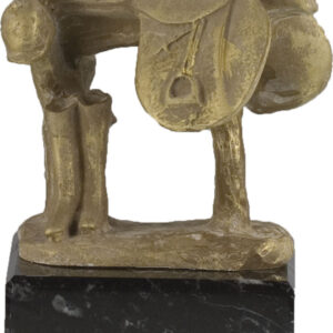 TROFEO SILLA DE MONTAR CABALLO 14 CM