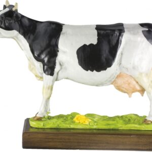 TROFEO FIGURA DE VACA PINTADA A COLOR