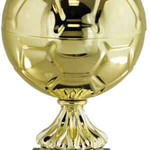 TROFEO DE FUTBOL MODELO BALÓN DE ORO 25 CM