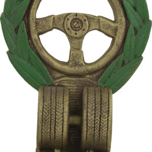 TROFEO AUTOMOVILISMO MODELO VOLANTE LAUREL PEQUEÑO