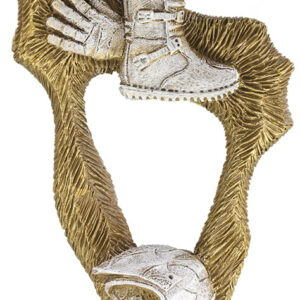 TROFEO MOTO MODELO CASCO, BOTAS Y GUANTE PEQUEÑO