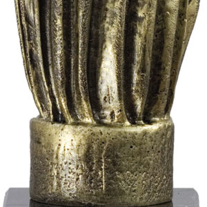 TROFEO FIGURA GORRO DE COCINA COLOR ORO VIEJO 13 CM