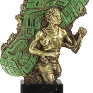 TROFEO DE ATLETISMO MODELO ZAPATILLA Y CORREDOR GRANDE