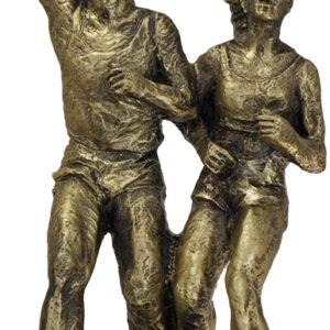 TROFEO DE ATLETISMO PAREJA DE CORREDORES 32 CM