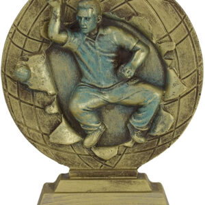 TROFEO DE PETANCA REALIZADO EN RESINA 15 cm