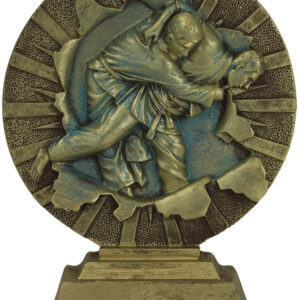 TROFEO DE JUDO REALIZADO EN RESINA 15 CM