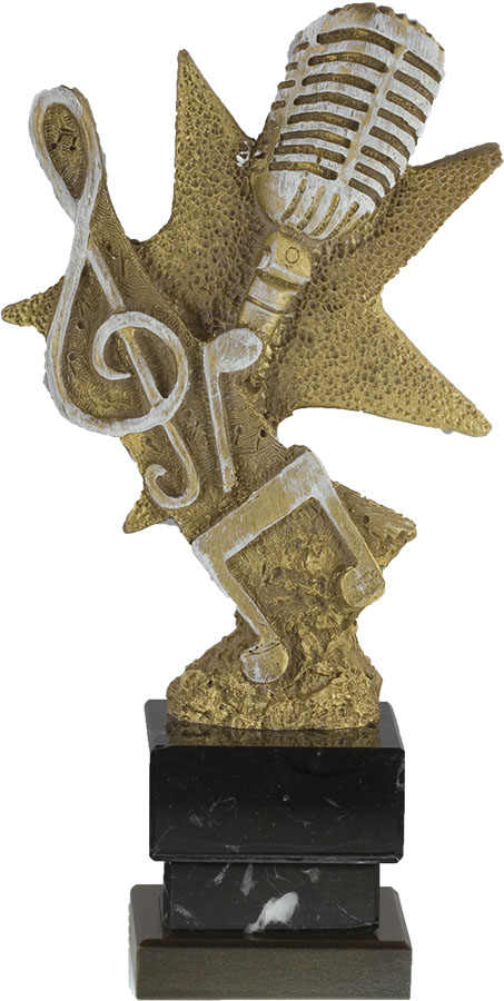 Trofeos de oro de 6.0 in para notas musicales – Premios personalizados para  trofeos de música