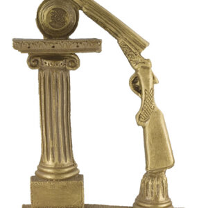 TROFEO DE TIRO AL PLATO MODELO COLUMNA