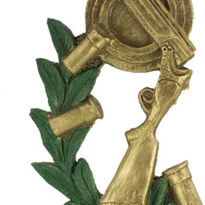 TROFEO DE TIRO AL PLATO 30 CM