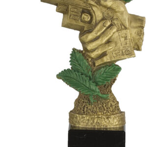 TROFEO DE TIRO CON PISTOLA OLÍMPICA GRANDE