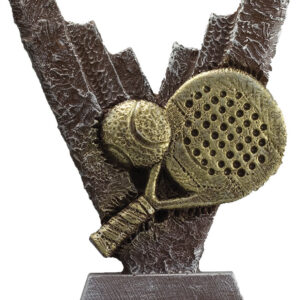 TROFEO DE PÁDEL PARTICIPACIÓN MODELO V 15 CM
