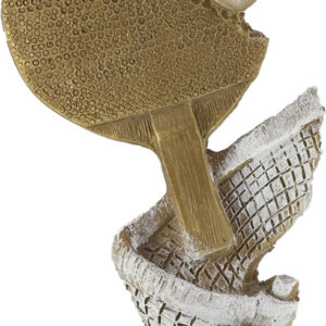 TROFEO DE PING-PONG REALIZADO EN RESINA 24 cm