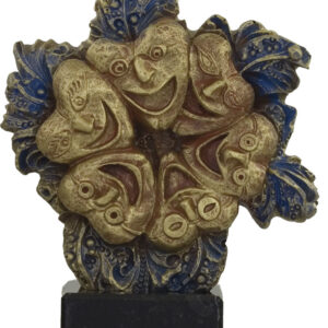 TROFEO DE CARNAVAL IDEAL PREMIO MEJOR GRUPO 20 CM