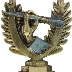 TROFEO DE DARDOS MODELO LAUREL PEQUEÑO