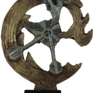 TROFEO DE DARDOS MODELO SEMICÍRCULO MEDIANO