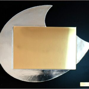 PLACA DE HOMENAJE TIPO ESCULTURA MODELO LUNA