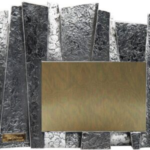 PLACA DE HOMENAJE TIPO ESCULTURA MODELO MURALLA