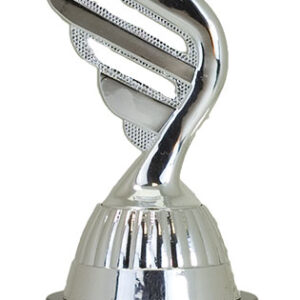 TROFEO PERSONALIZABLE POR DEPORTE PLATEADO MOD 2215