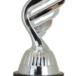 TROFEO PERSONALIZABLE POR DEPORTE PLATEADO MOD 2216 GRANDE