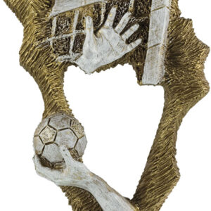 TROFEO DE BALONMANO BICOLOR GRANDE