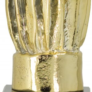 TROFEO DE COCINA GORRO DE COCINERO DORADO BRILLO
