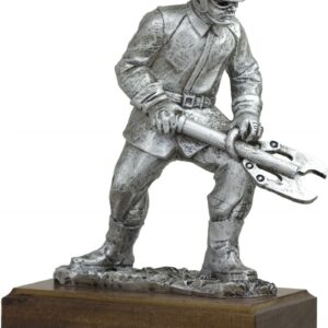 TROFEO BOMBERO RESINA ALTA CALIDAD PEQUEÑO