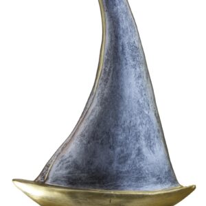 TROFEO DE VELA REALIZADO EN RESINA 24 CM