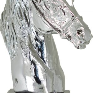 TROFEO FIGURA CABALLO PLATEADO MEDIANO