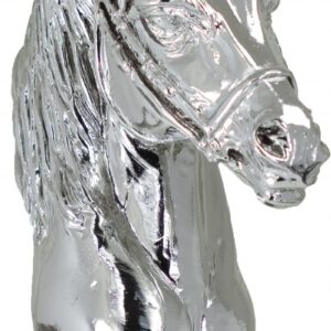 TROFEO FIGURA CABALLO PLATEADO PEQUEÑO