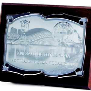 PLACA DE HOMENAJE PERGAMINO C TAMAÑO PEQUEÑO