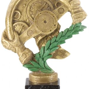 TROFEO AUTOMOVILISMO VOLANTE Y GUANTES PEQUEÑO