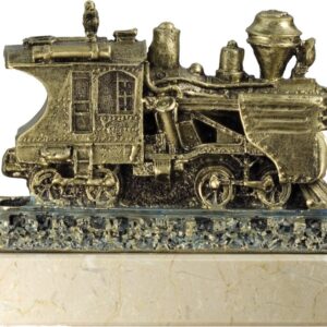 Trofeo figura tren en resina