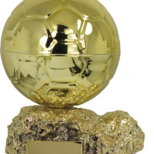 TROFEO BALÓN DE ORO DORADO