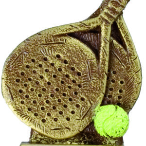 Trofeo de pádel en resina 12 cm
