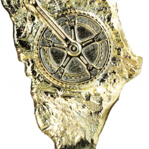 TROFEO DE CICLISMO DORADO METALIZADO 24 CM