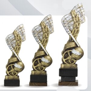 Tres trofeos motor alta calidad, lote para primero, segundo, tercero