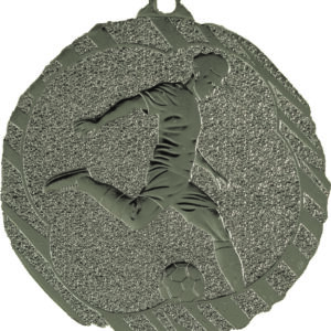 medalla futbol plata